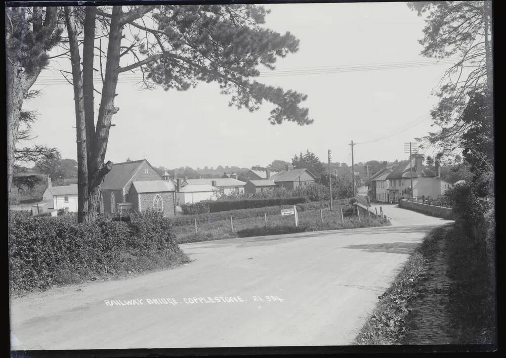 Railway bridge + chapel, Copplestone