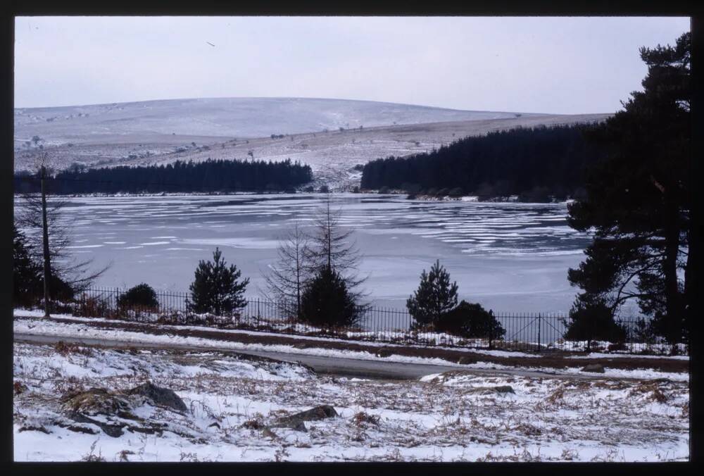 Ice on Venford Reservoir