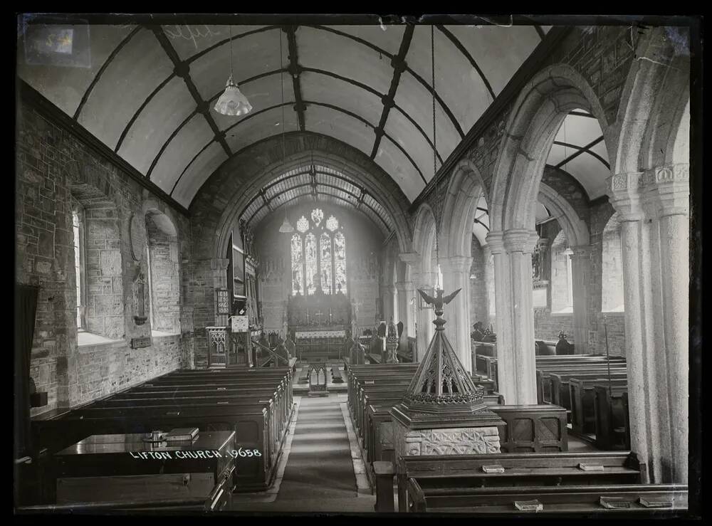 Church, interior, Lifton