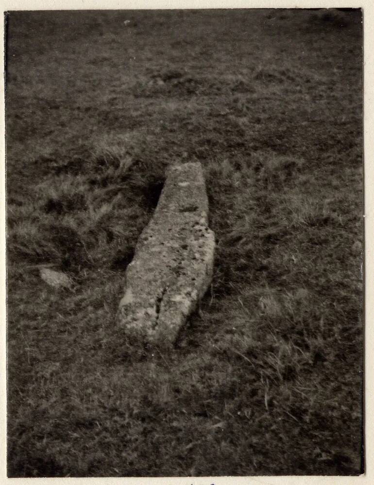 Recumbent menhir at Merrivale