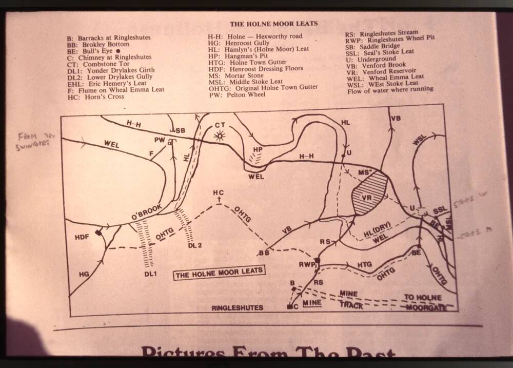 Plan of Venford Leats