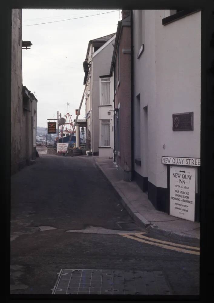 New Quay street, Teignmouth - wall plaque