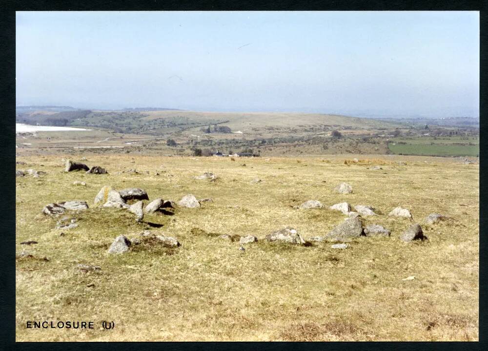 10/21 Unrecorded enclosure below Lower Trowlesworthy Tor 18/4/1994