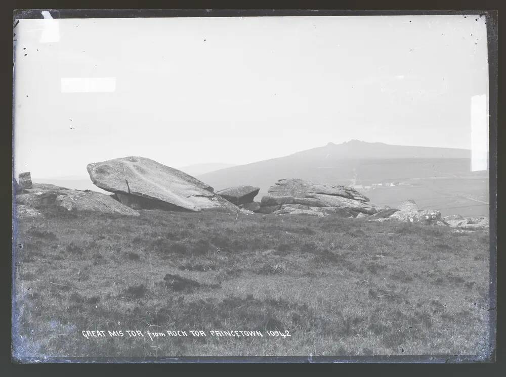 Great Mis Tor from Rock Tor, Lydford