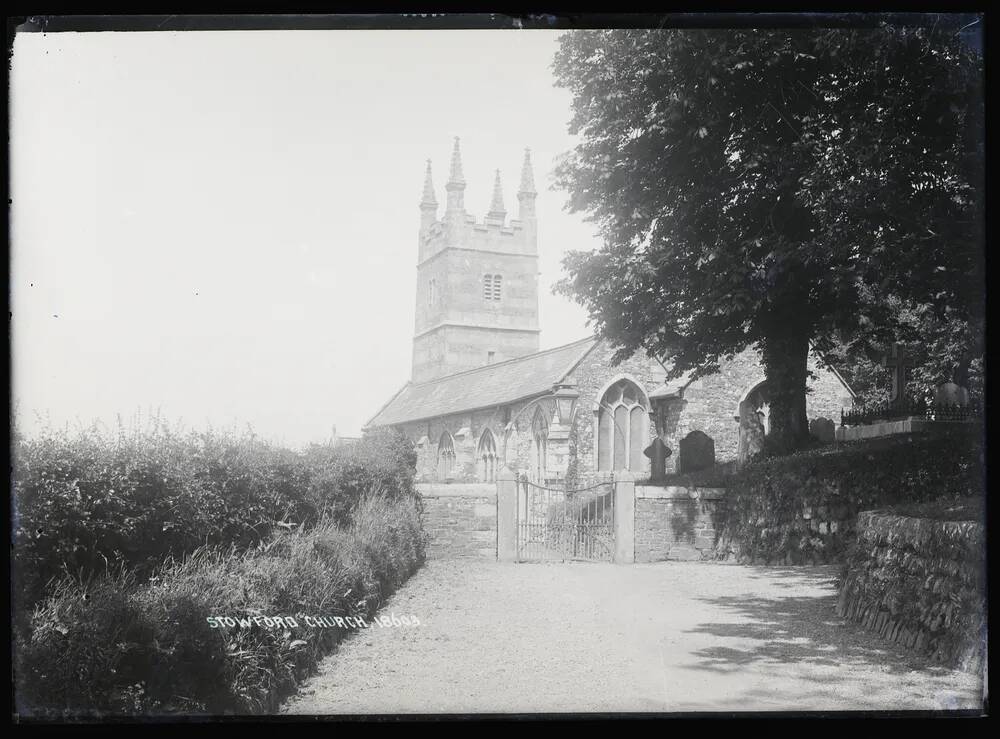 Church from east, Stowford