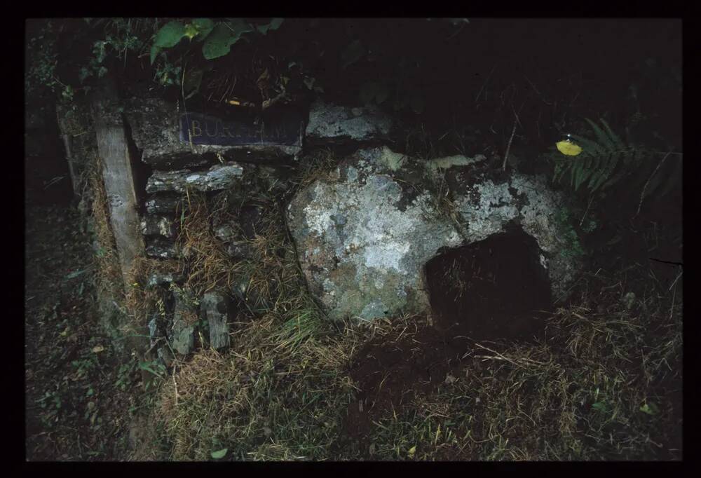 Socket stone of cross at Burham farm