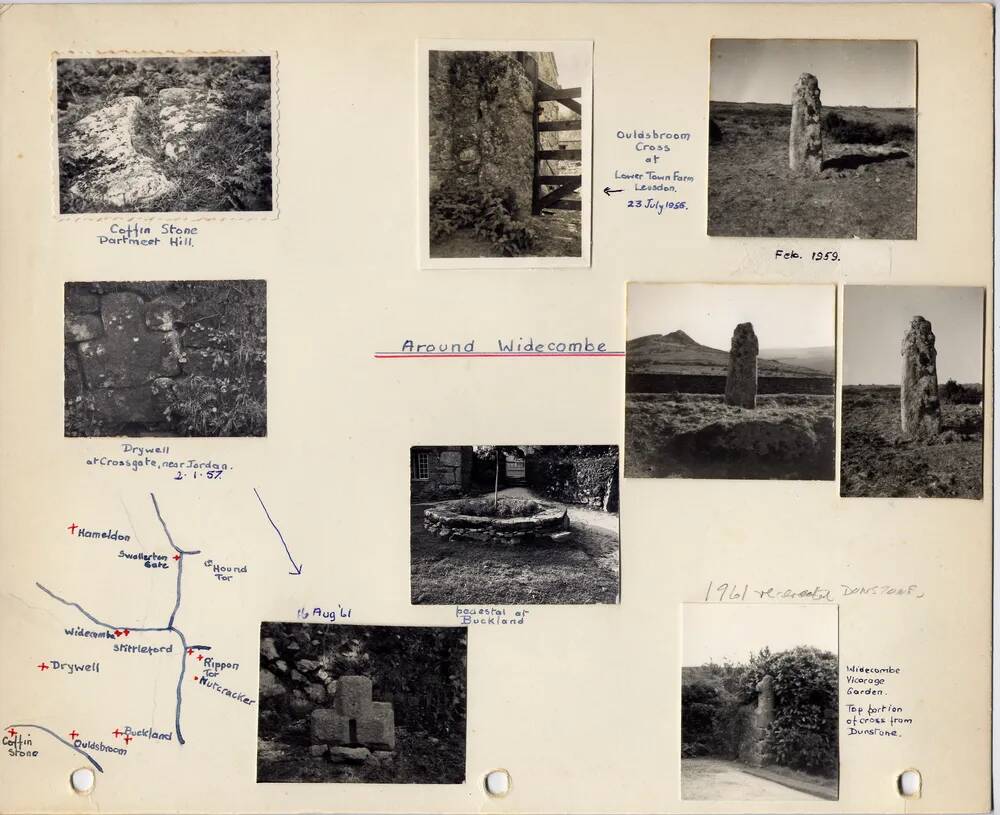 Page 29 of J.H.Boddy's album of Dartmoor photographs of crosses