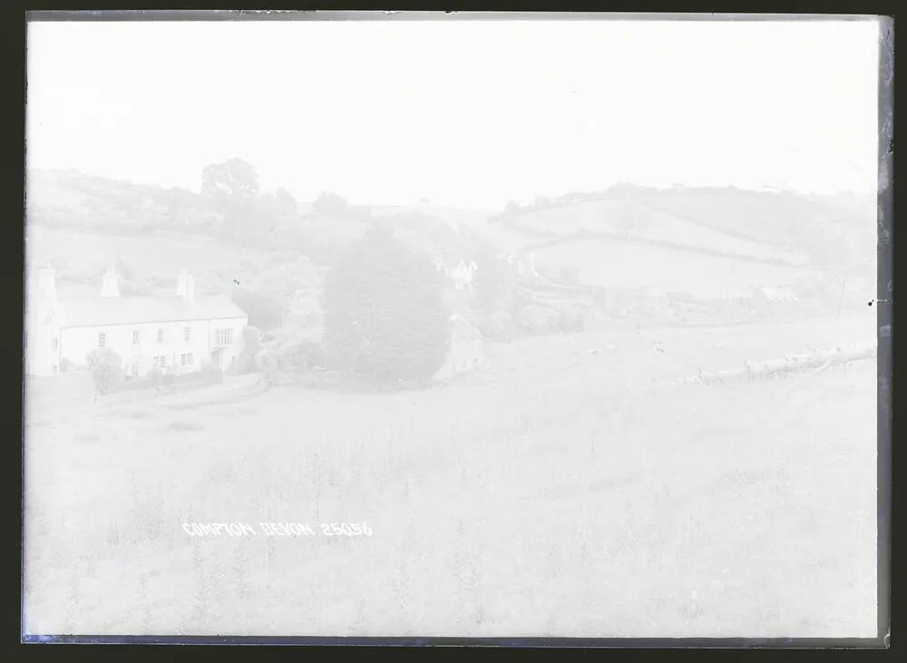 Compton village: general view, Marldon