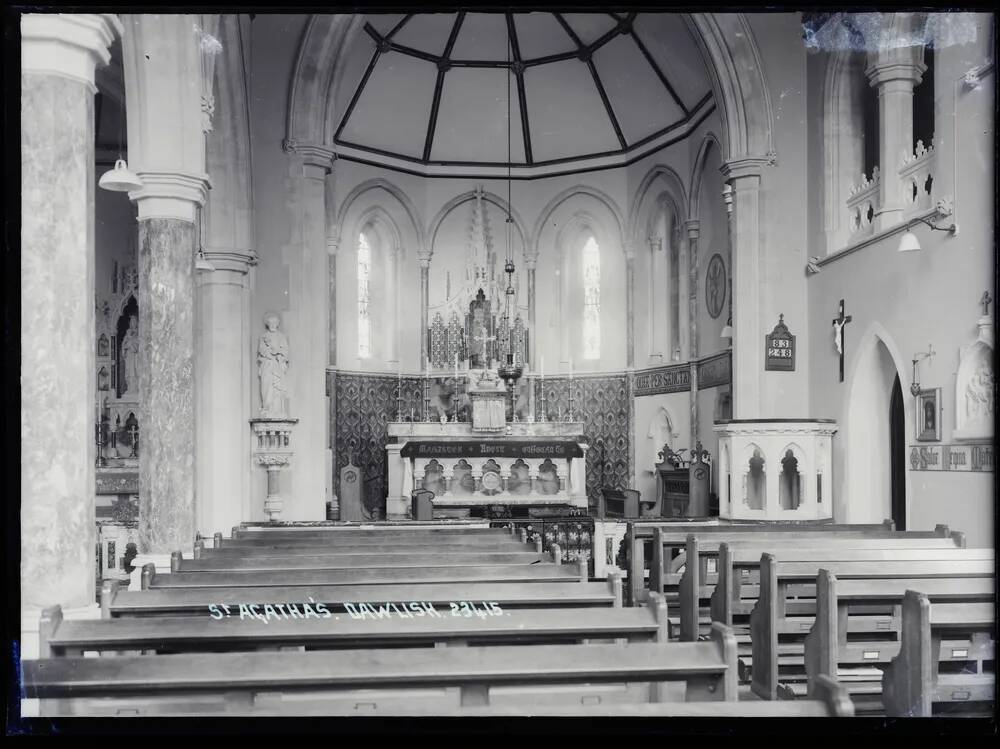 St. Agatha's Church, interior, Dawlish