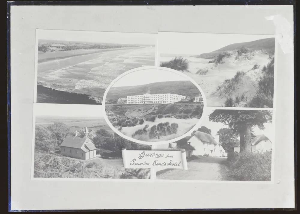 Five views: 'Greetings from the Saunton Sands Hotel', Braunton