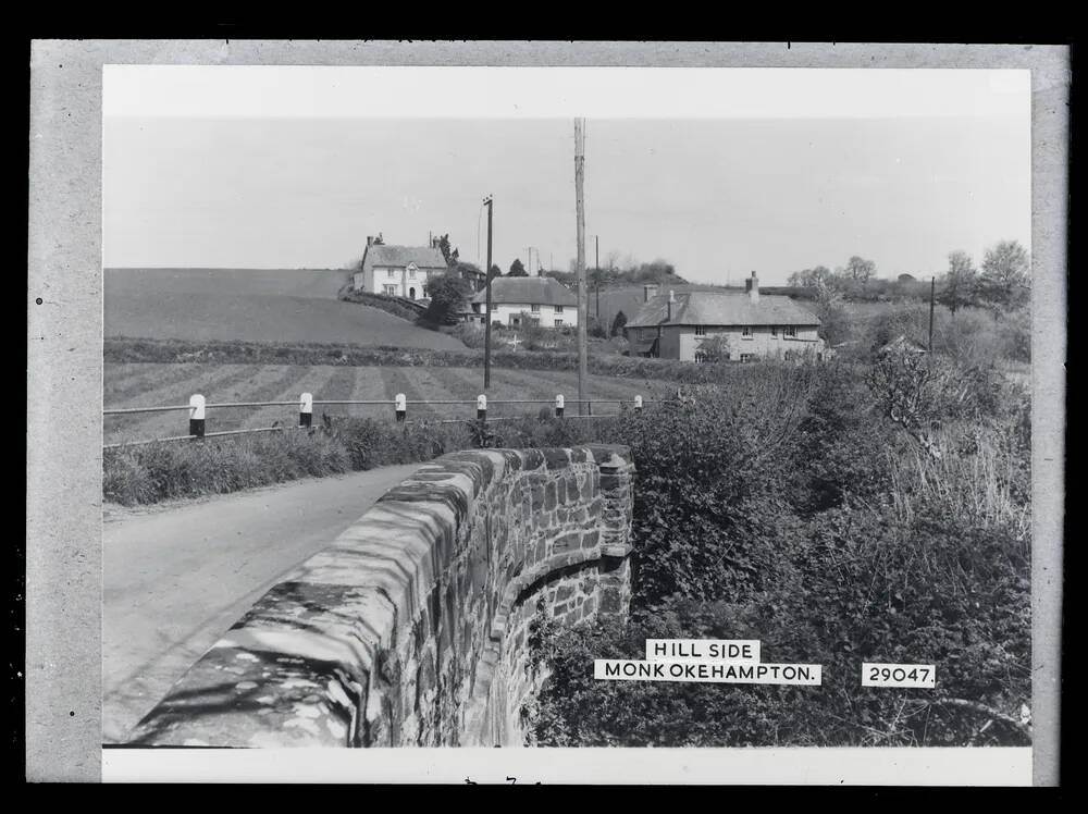 'Hillside' from Bridge, Monkokehampton