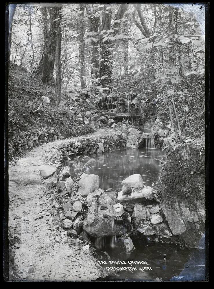 Castle grounds, Okehampton