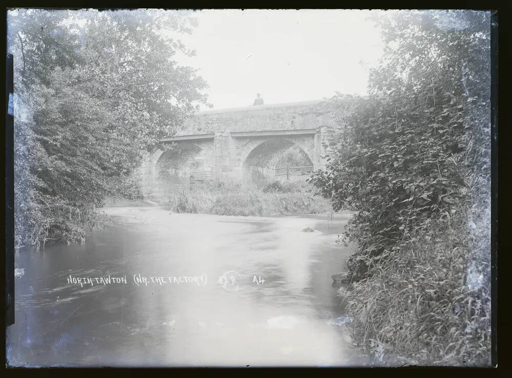 Bridge near factory, Tawton, North