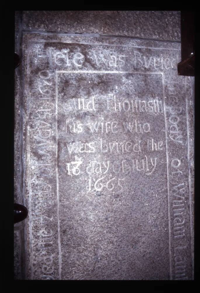 Old Grave in Widecombe Churchyard