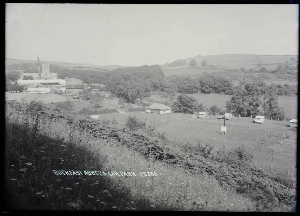 Buckfast Abbey and caravan park