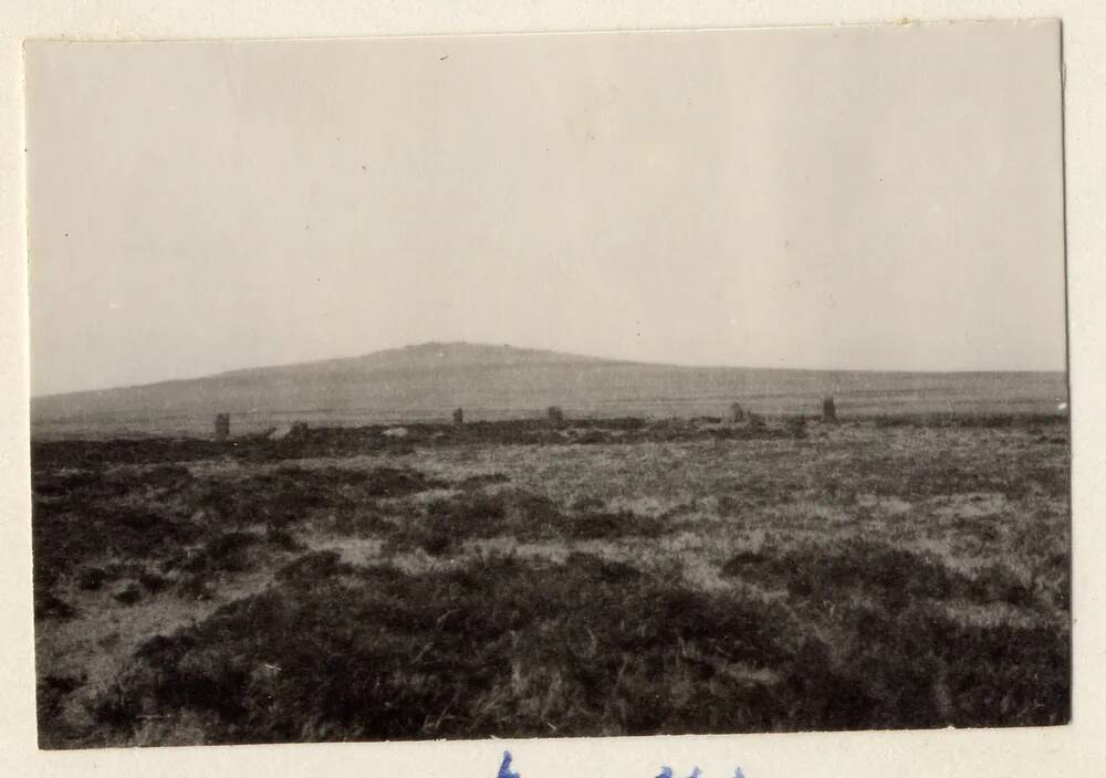 Stone circle on Launceston Moor