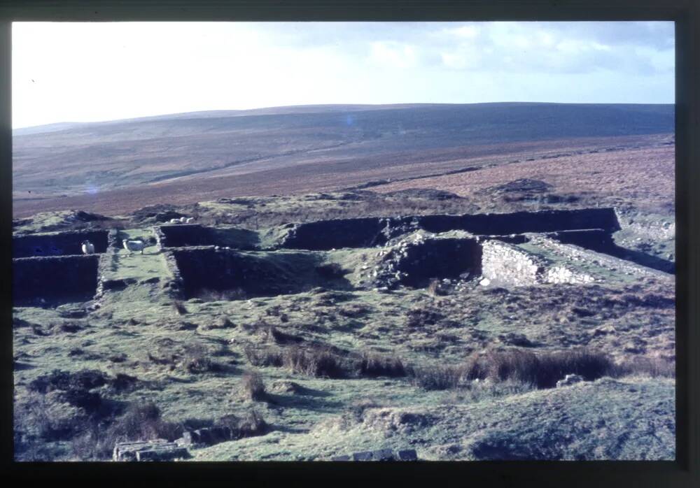 China clay works remains near Redlake