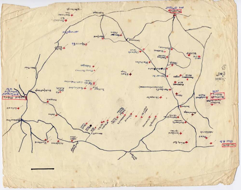 Page 82 of J.H.Boddy's album of Dartmoor photographs of crosses, beehive huts, et