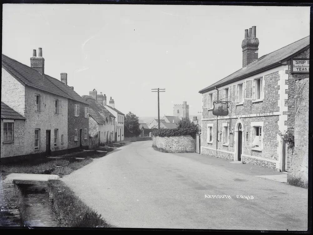 Axmouth village street