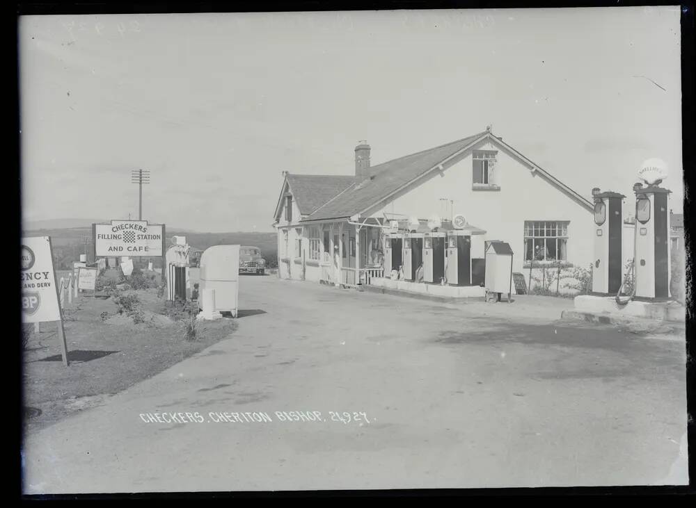 The Checkers Cafe and petrol station, Cheriton Bishop