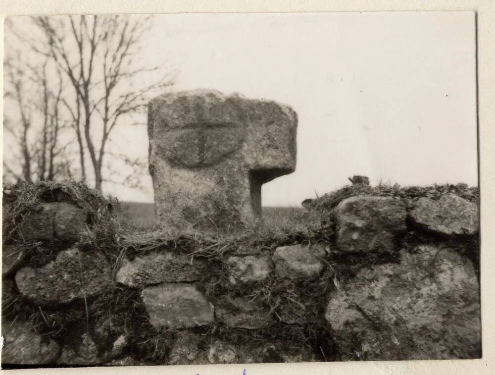 Stone Cross at Blackaton Bridge