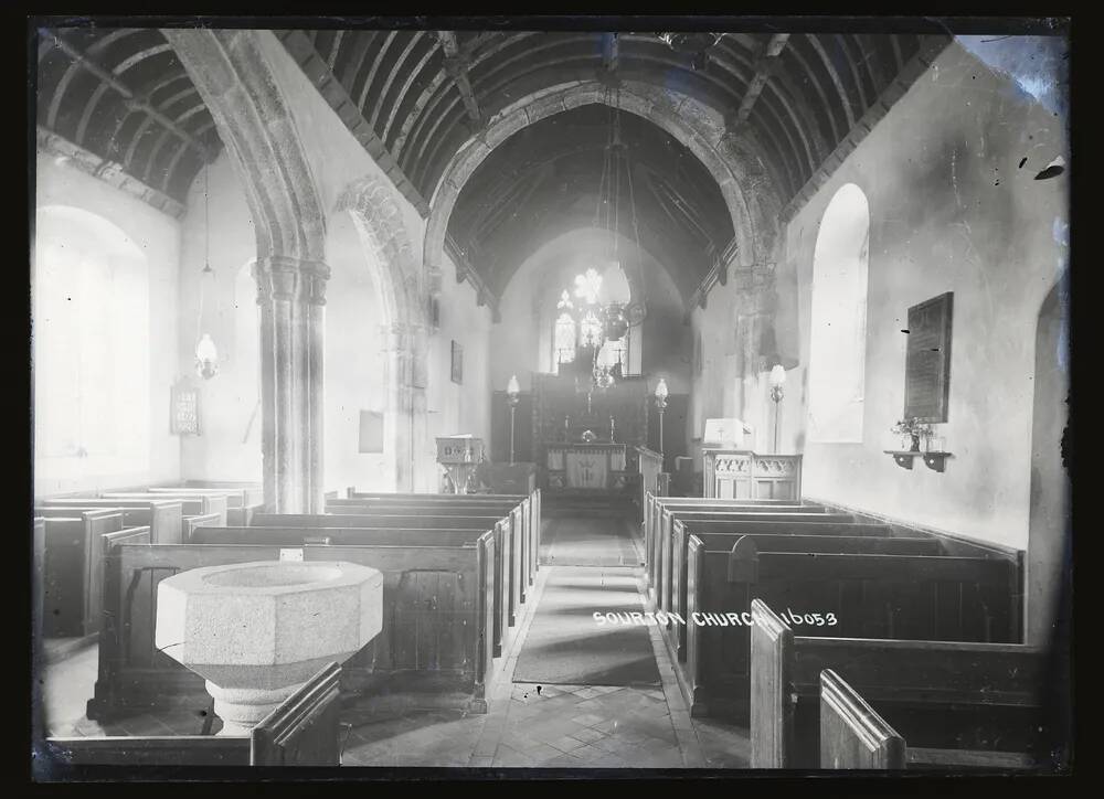 Church, interior, Sourton