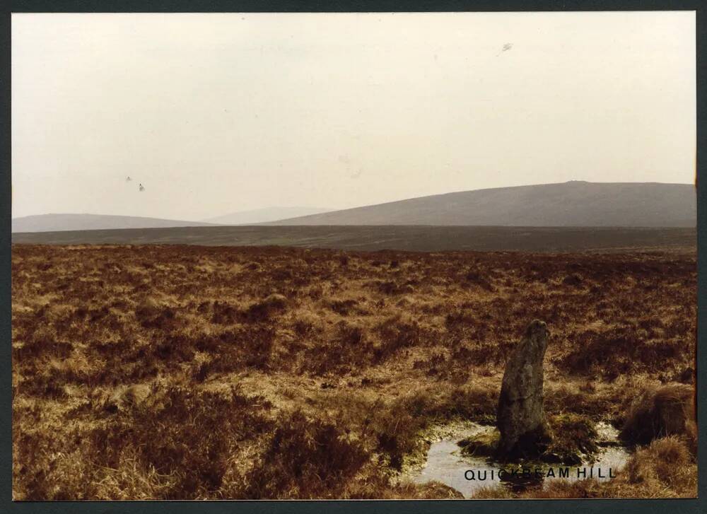 26/14 Bondstone on Quickbeam Hill near source of Middle Brook 27/3/1991