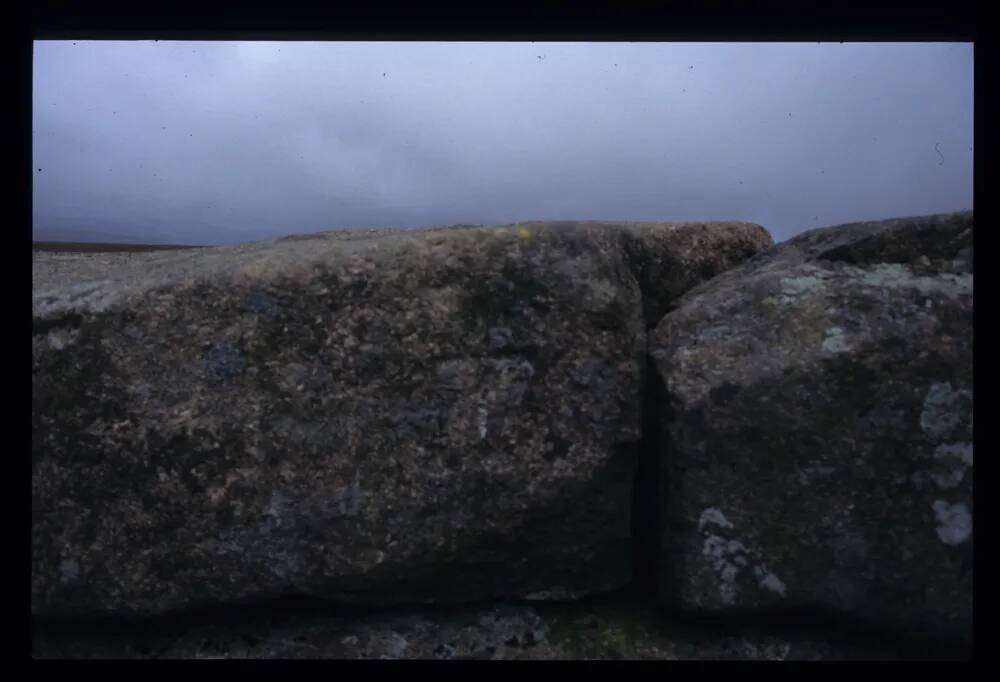 Cross carved in stones on Shell Top