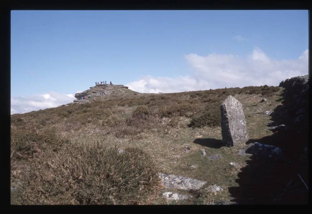 Boundary Stone on Buckland Beacon