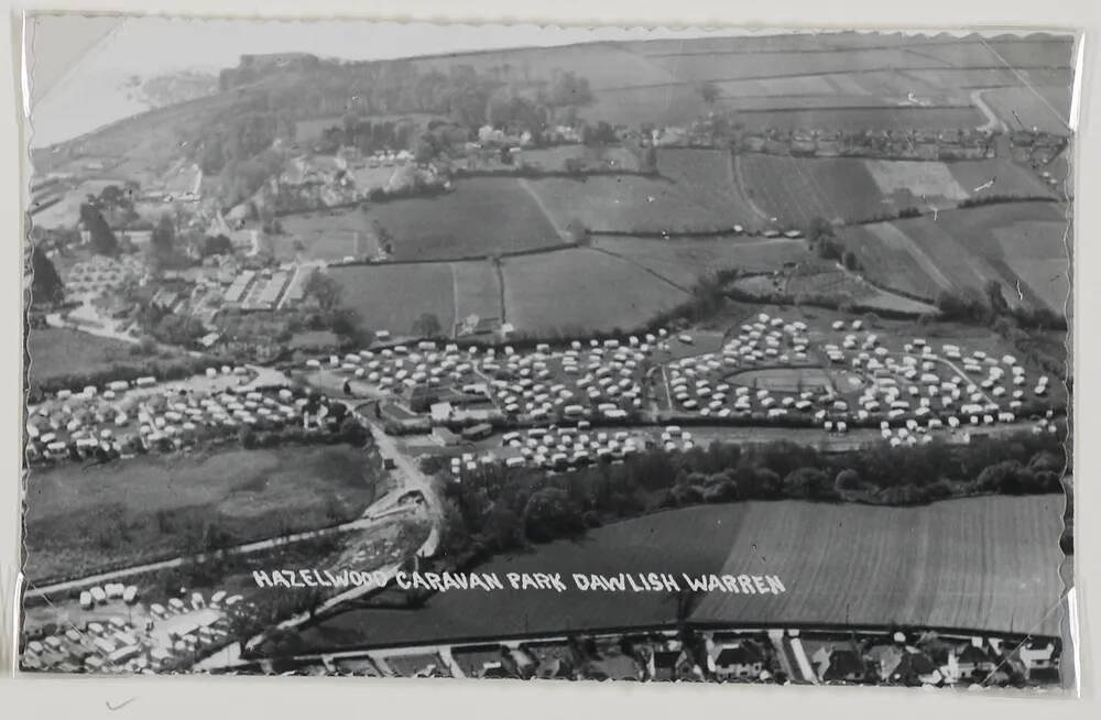 Aerial view of Hazelwood caravan park