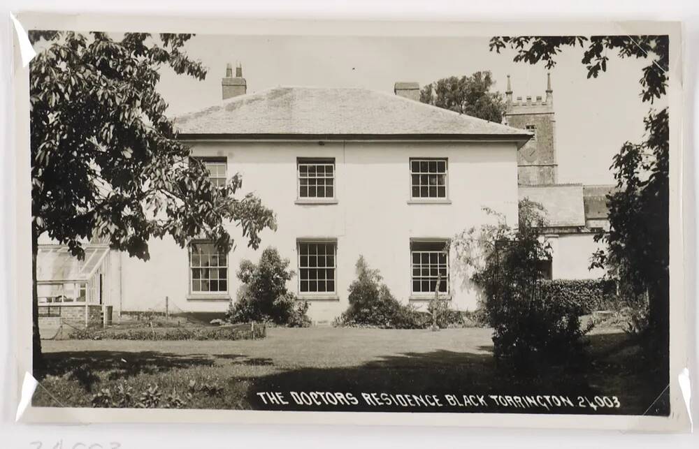 Black Torrington doctors residence