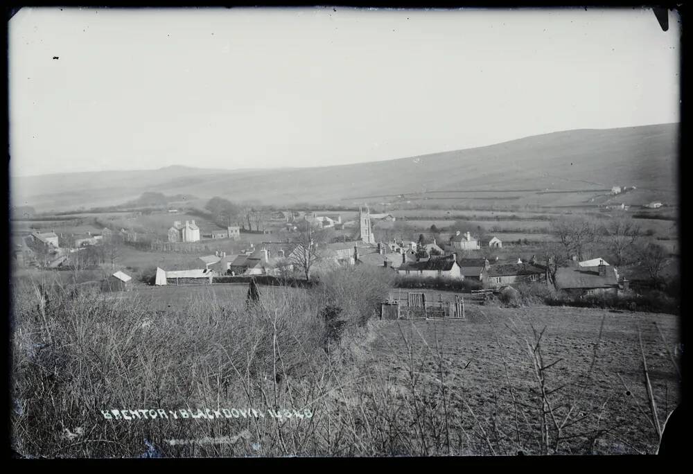 Brentor village and church