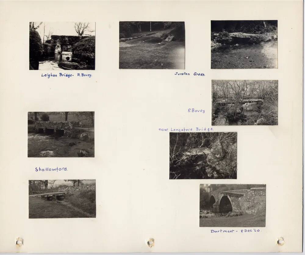 Page 57 of J.H.Boddy's album of Dartmoor photographs of crosses, beehive huts, etc.