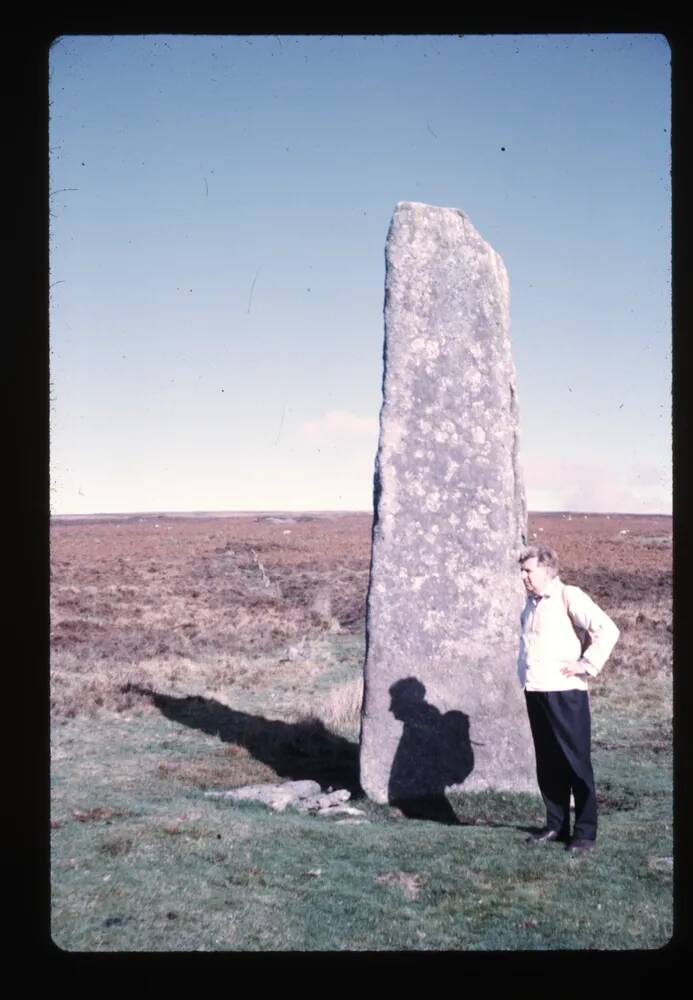 Menhir at Drizzlecombe