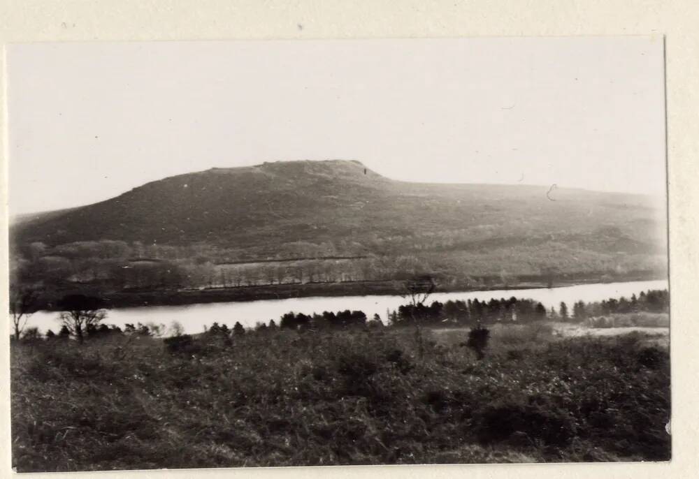 Burrator Reservoir, with Sheeps Tor in background