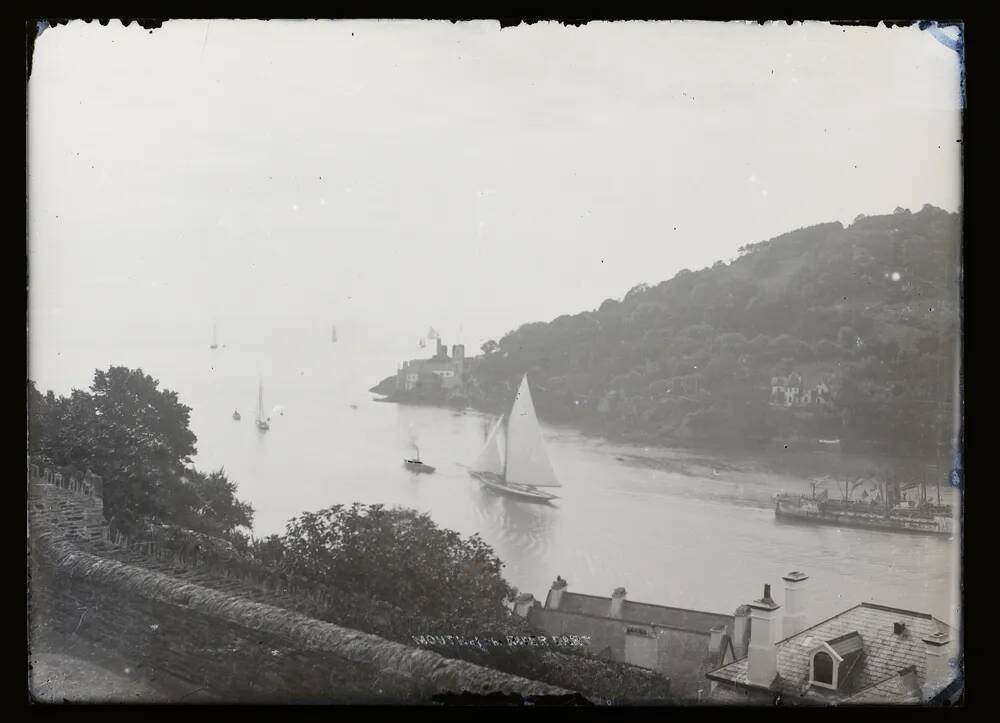 Yachts in mouth of the Dart, Kingswear