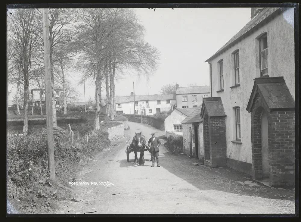 Village street, Shebbear