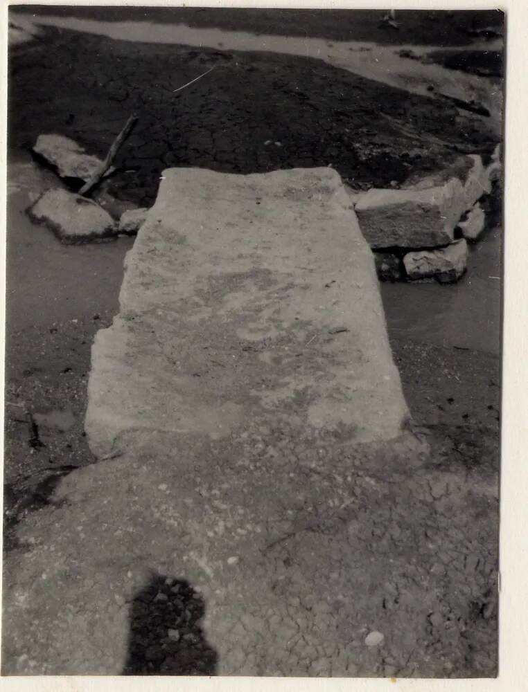 Stone bridge in Fernworthy Reservoir ( normally under water )