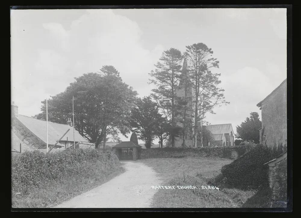 Church + village, Rattery