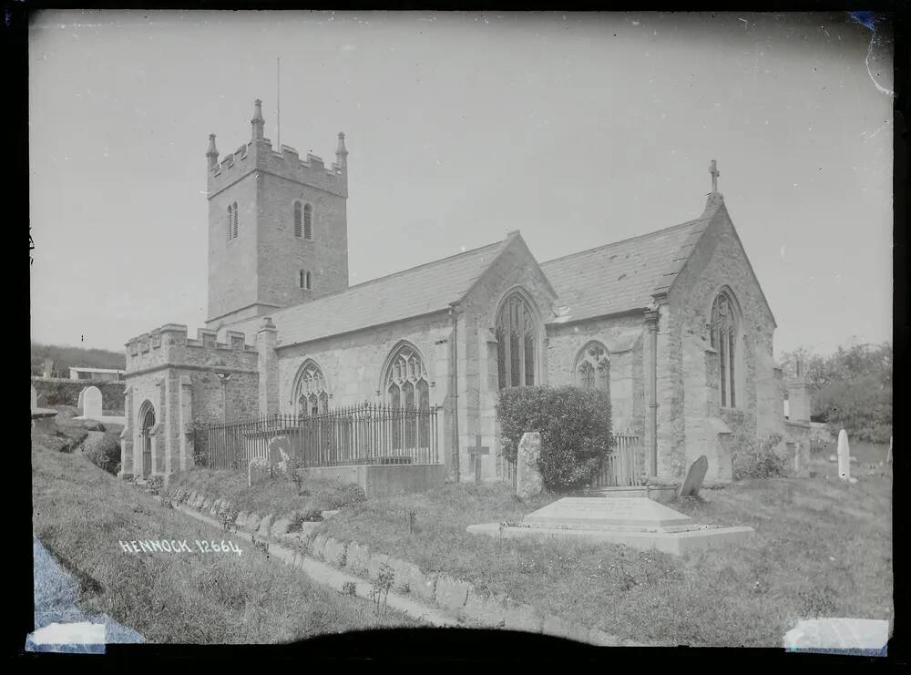 Church, exterior, Hennock