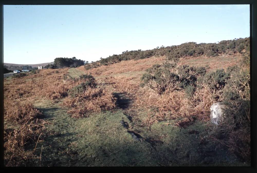 Haytor tramway - milestone no.6 