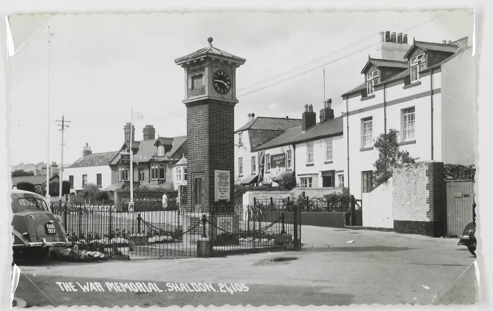 War memorial at Shaldon