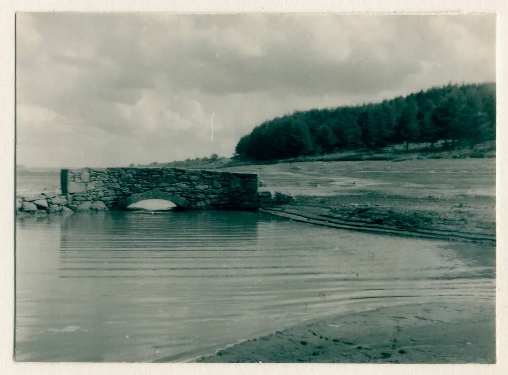 Stone bridge in Fernworthy Reservoir ( normally under water )