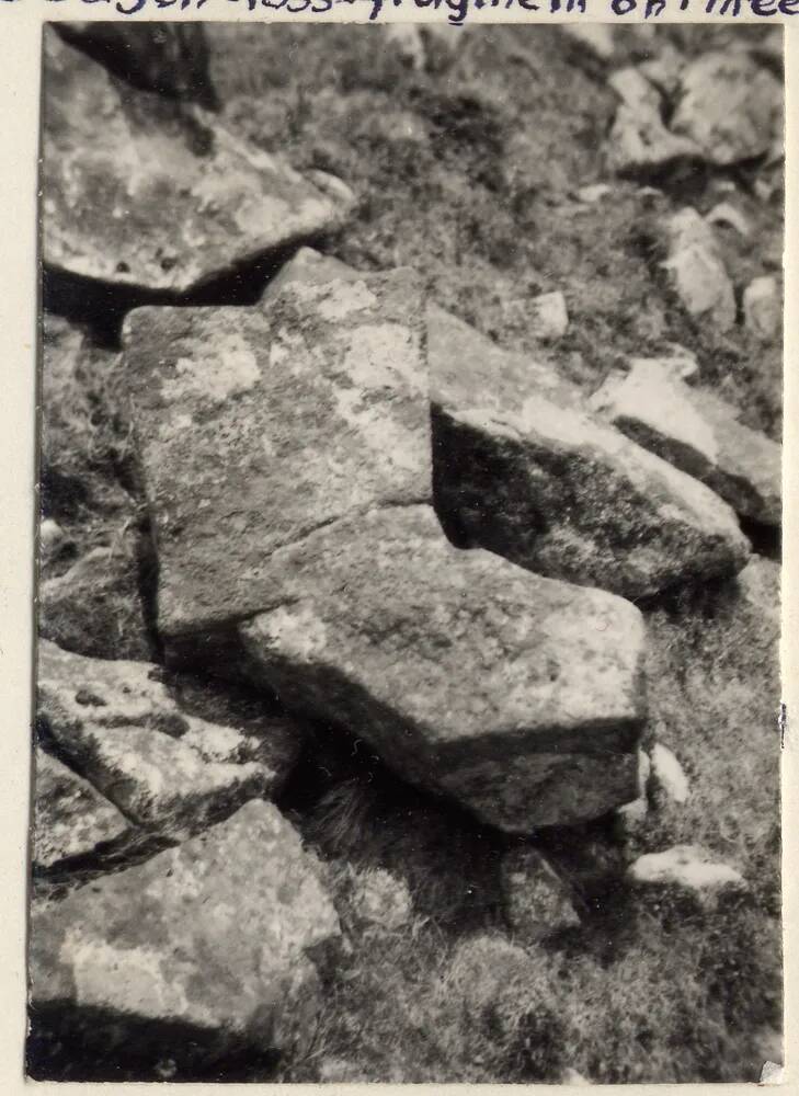 Fragments of Hobajohn Cross on Three Barrows