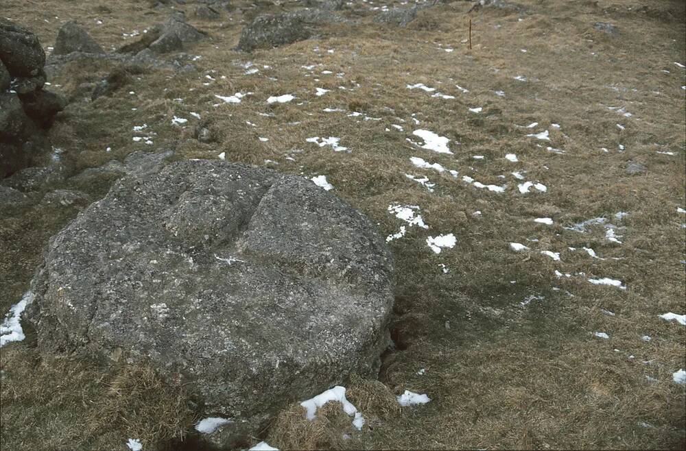 Mill stone at Rippon Tor