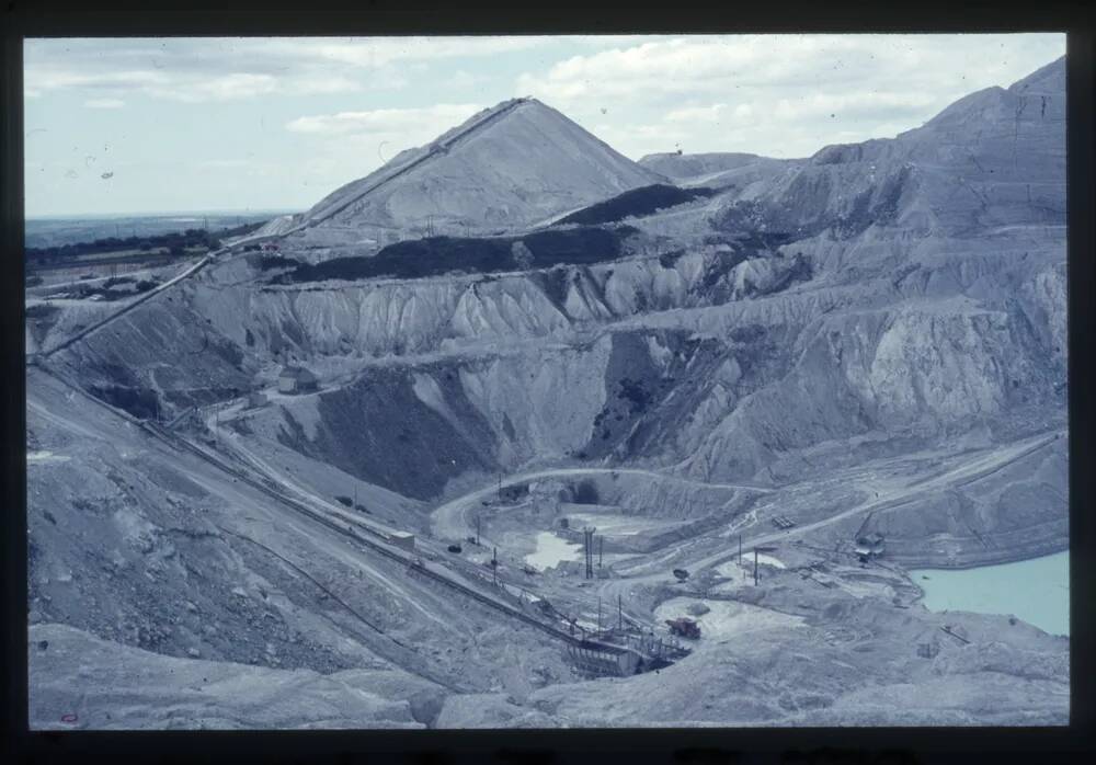 China clay quarry