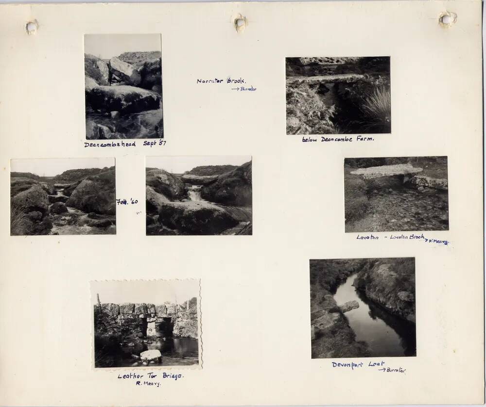 Page 64 of J.H.Boddy's album of Dartmoor photographs of crosses, beehive huts, etc.