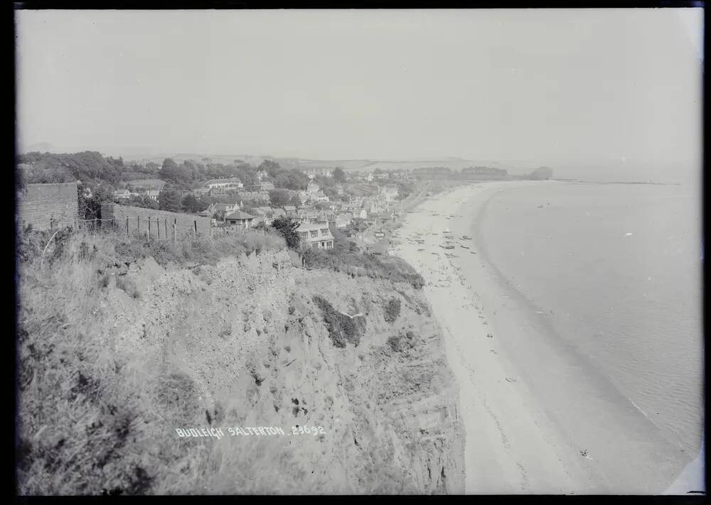 View from cliff, Budleigh Salterton