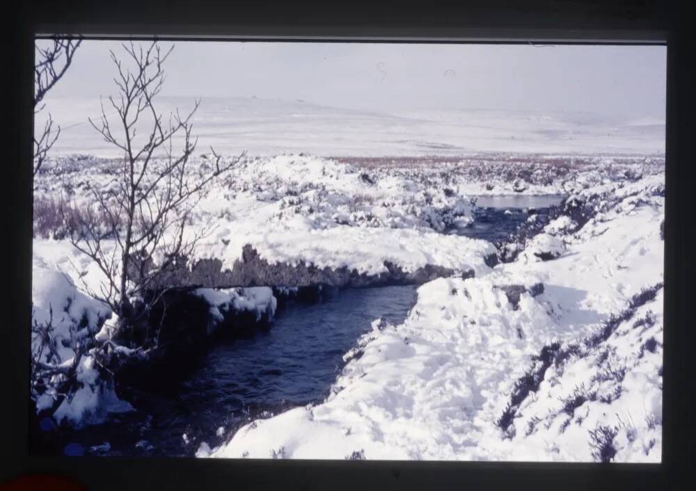 Wallabrook Clapper Bridge in Snow