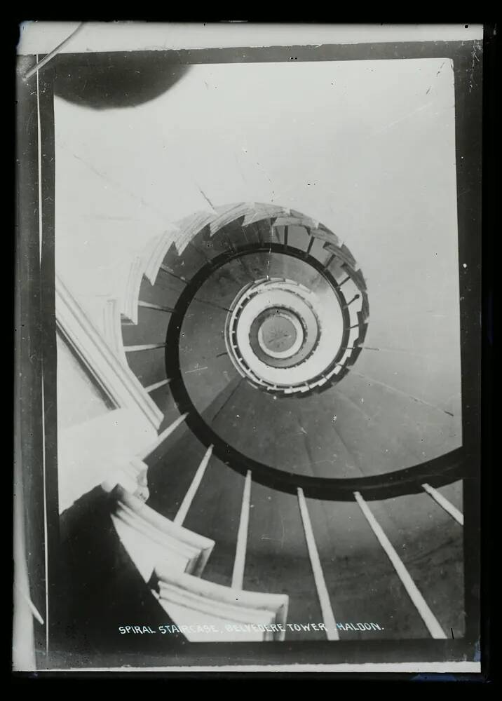 Spiral staircase, Haldon Belvedere